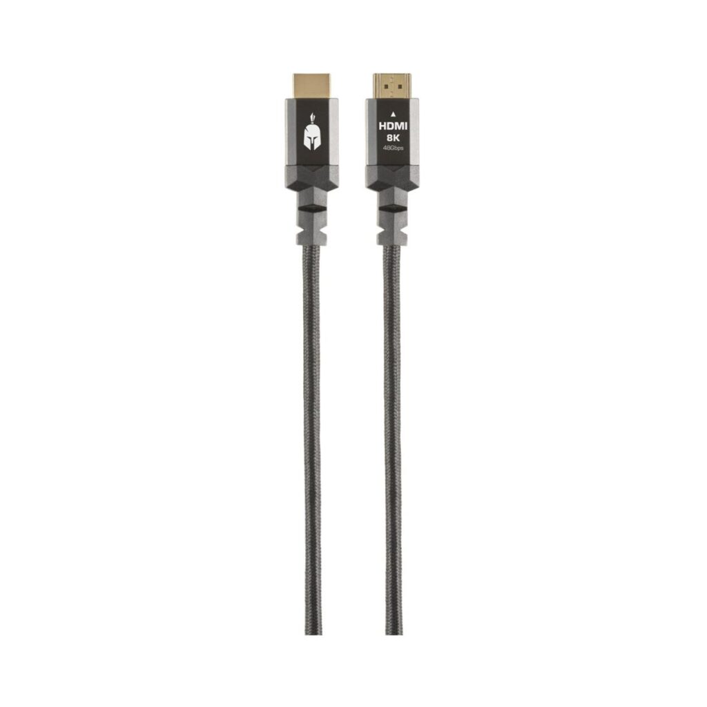 Spartan Gear – HDMI 2.1 Cable (length: 1,5m – Aluminum with gold plated plugs)
