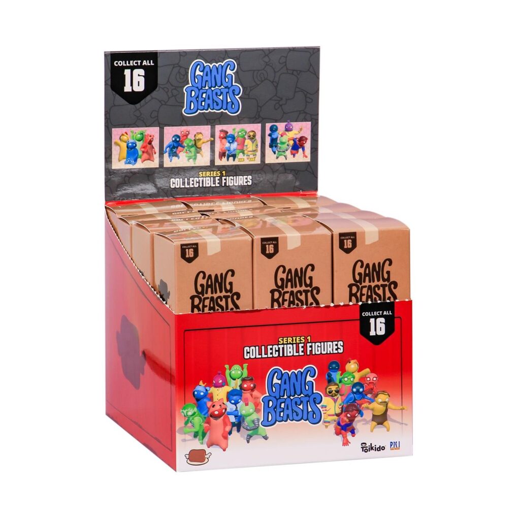 P.M.I. Gang Beasts Blindbox Collectible Figure – 1 Pack (S1) (Random) (GB2007)