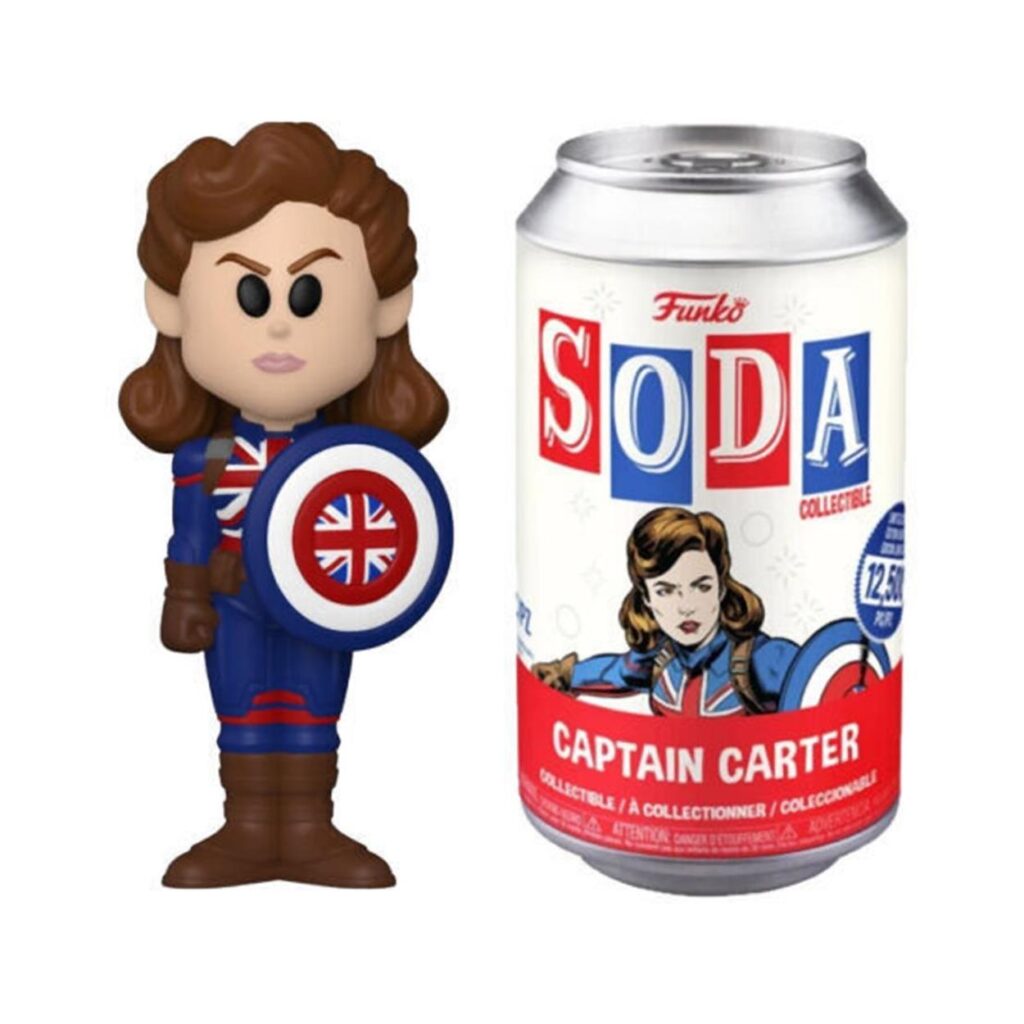 Funko Vinyl Soda Marvel: What If…? – Captain Carter* Collectible Figure