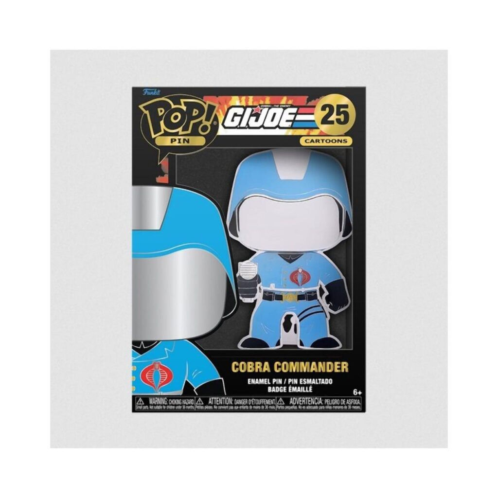 Funko Pop! Cartoons Pin: GI Joe – Cobra Commander #25 Large Enamel Pin (GIJPP0002)