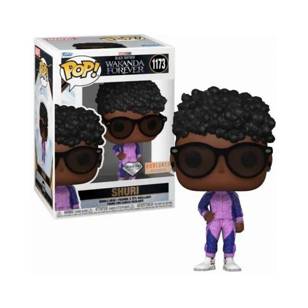 Funko Pop! Marvel: Black Panther Wakanda Forever – Shuri (Diamond Collection) (Special Edition) #1173 Bobble-Head Vinyl Figure
