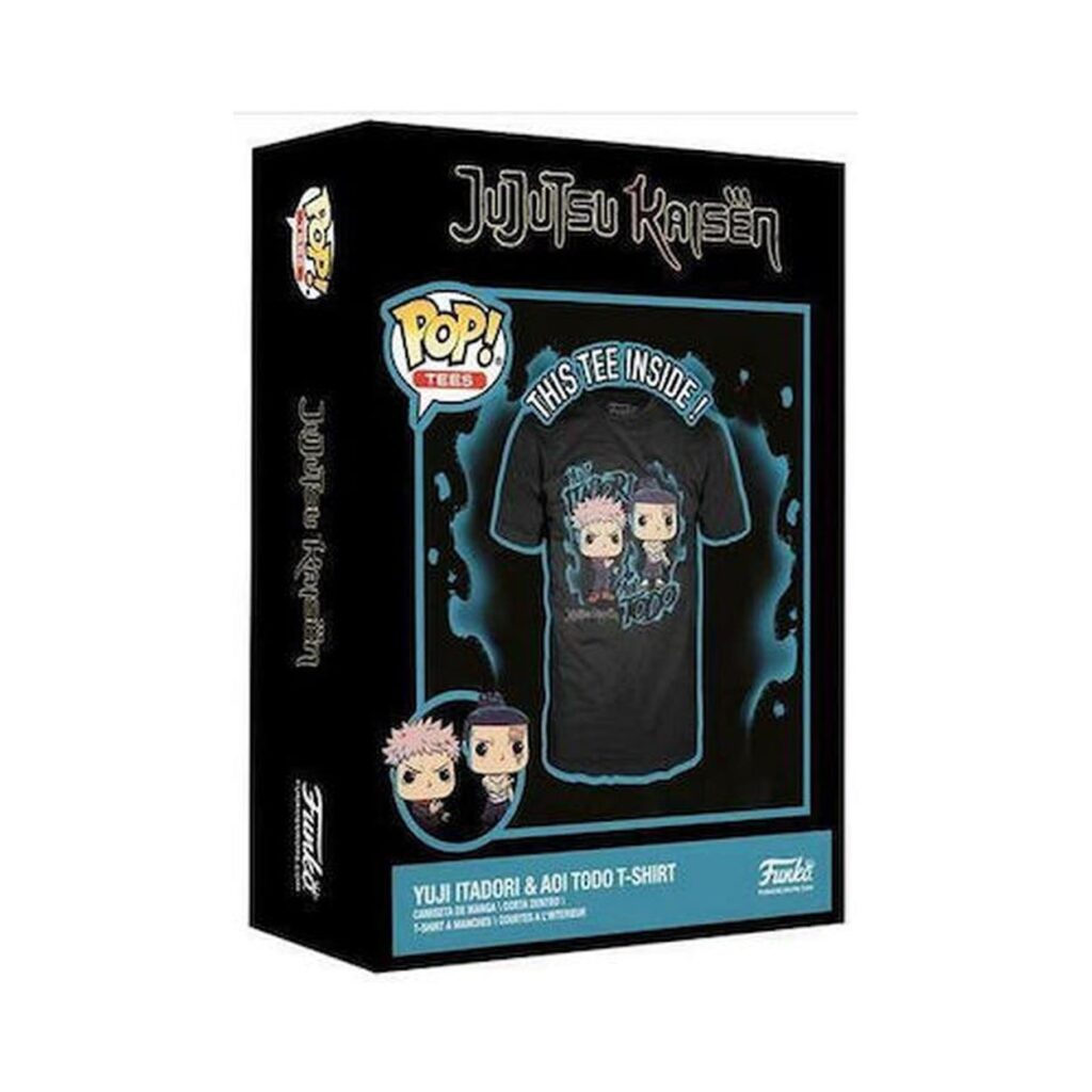 Funko Pop! & Tee (Adult): Tim Burton’s Corpse Bride – Emily (Blacklight) Vinyl Figure and T-Shirt (L)