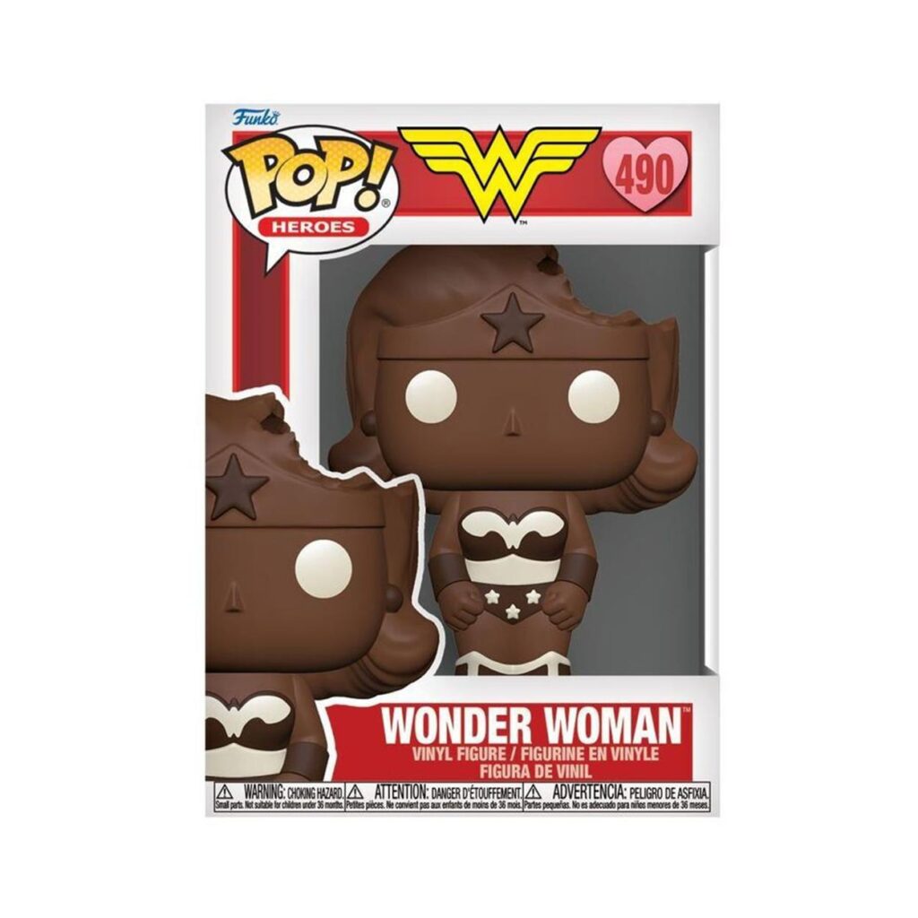 Funko Pop! Heroes DC Valentine’s Day 2024 – Wonder Woman (Valentine Chocolate) #490 Vinyl Figure