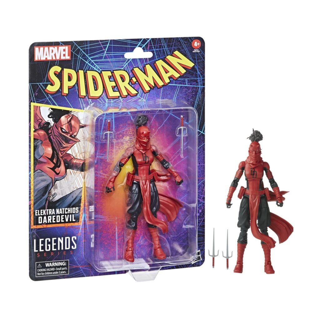 Hasbro Fans Marvel Legends Series: Spider-Man – Elektra Natchios Daredevil Action Figure (15cm) (Excl.) (F6572)