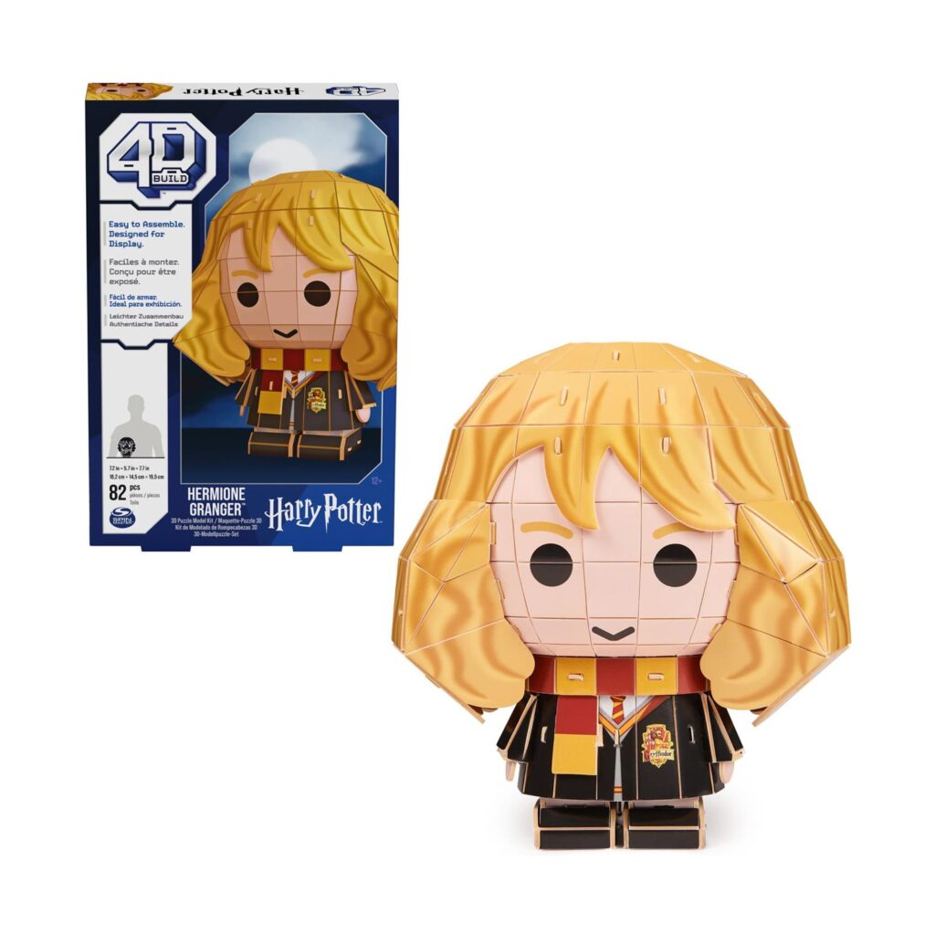 Spin Master Harry Potter: 4D Build – Hermione Granger 3D Cardstock Puzzle Model Kit (6069825)