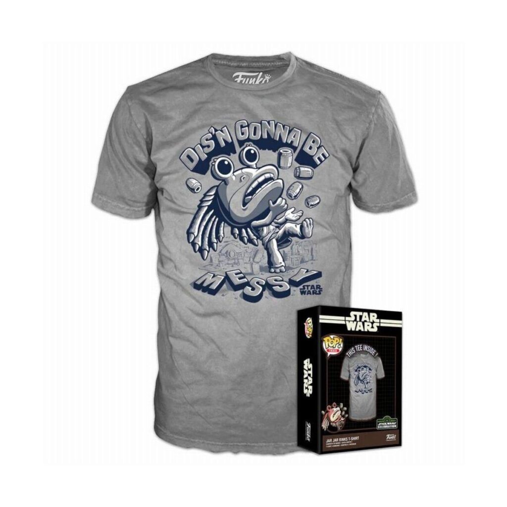 Funko Boxed Tee Disney Star Wars: The Phantom Menace Anniversary – Jar Jar Bink T-Shirt (M)