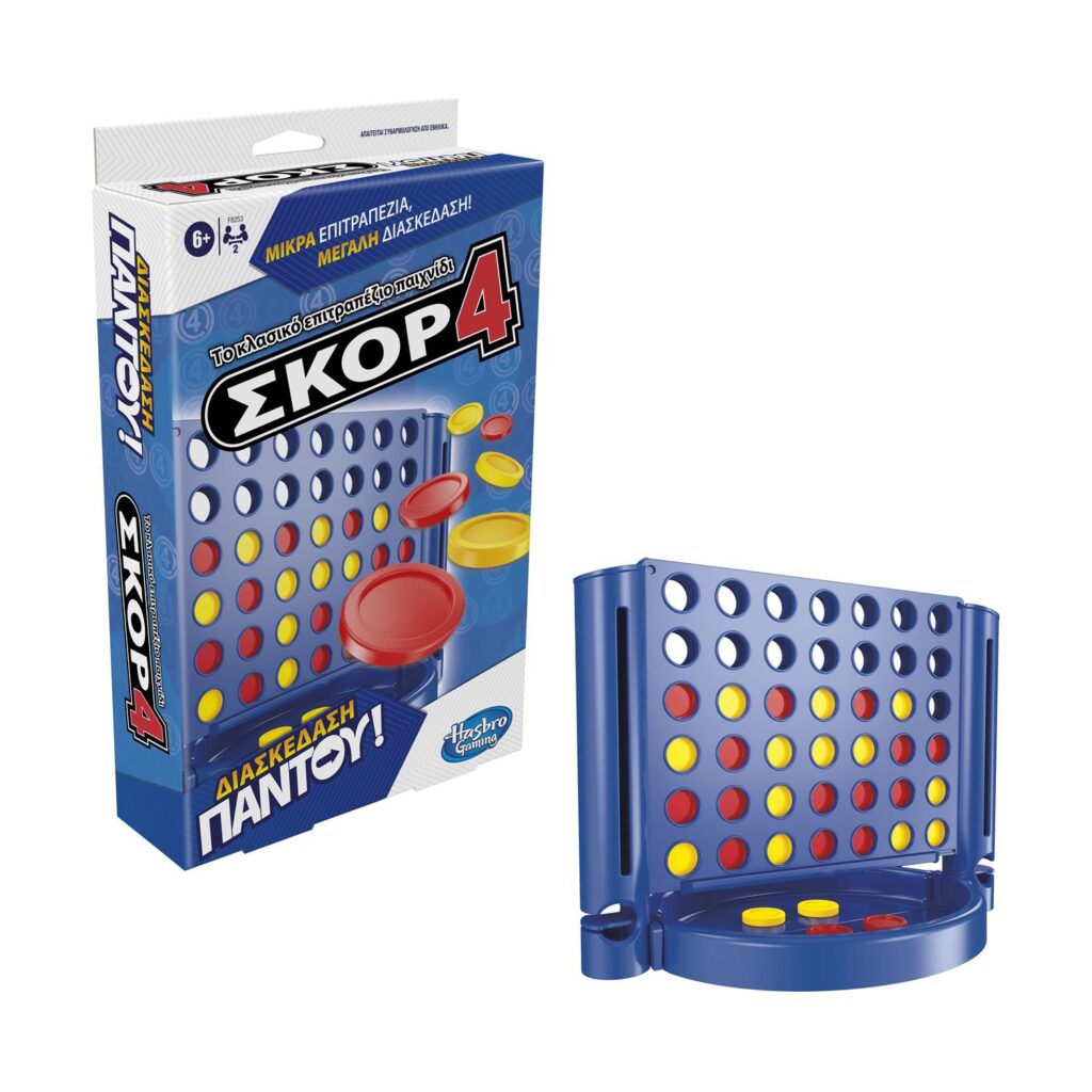 Hasbro Connect 4: Grab And Go – Board Game (Greek Language) (F8253)