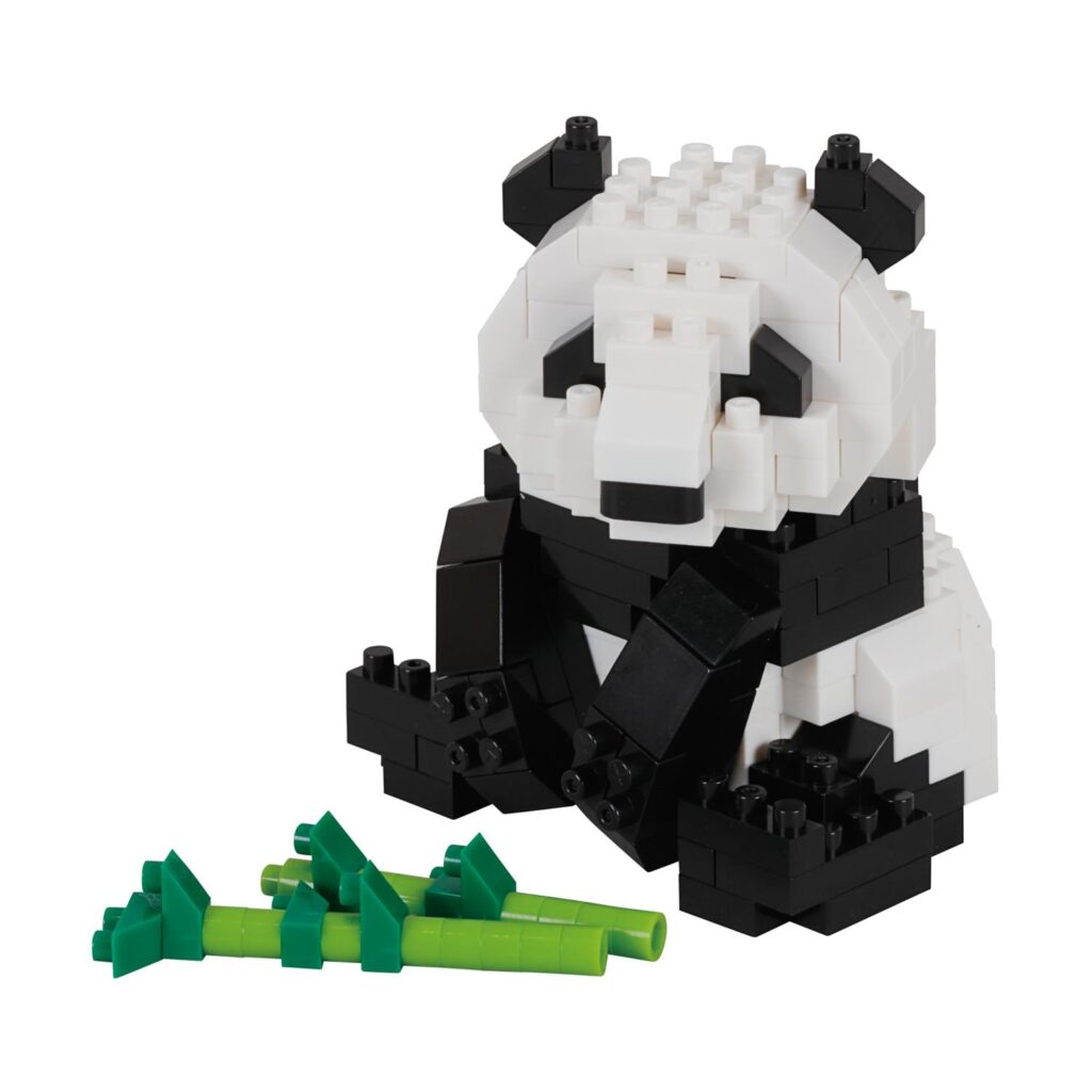 Bandai Nanoblock : Animal – Giant Panda Building Block Figure (NBC328)