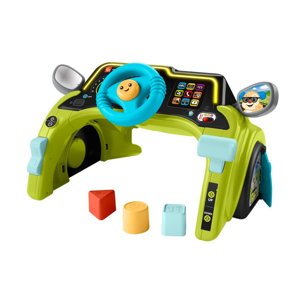 Fisher-Price Laugh & Learn – Sit & Steer Driver (English, Greek & Turkish Language) (HYR91)
