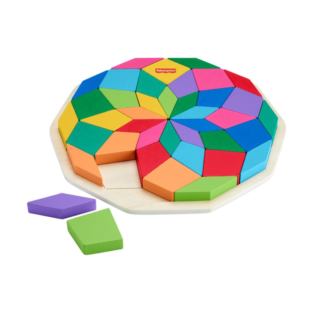 Fisher-Price – Wooden Mandala Puzzle (HXT94)