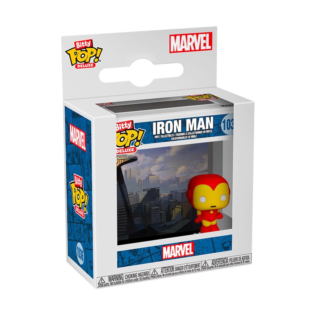 Funko Bitty Pop! Deluxe: Marvel – Iron Man (AvengerTower) #1036 Vinyl Figure