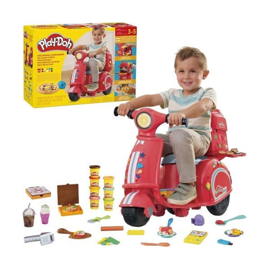 Hasbro Play-Doh – Pizza Delivery Scooter Playset (F8803)