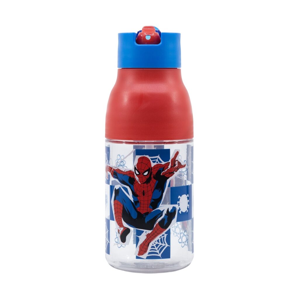 Stor: Marvel: Spiderman Black Board –  Double Opening Sipper Ecozen Bottle (420ml) (74735)