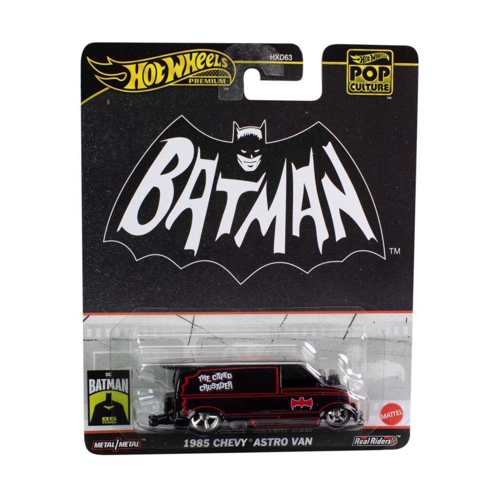 Mattel Hot Wheels Premium Pop Culture: Batman – 1985 Chevy Astro Van (HVJ48)