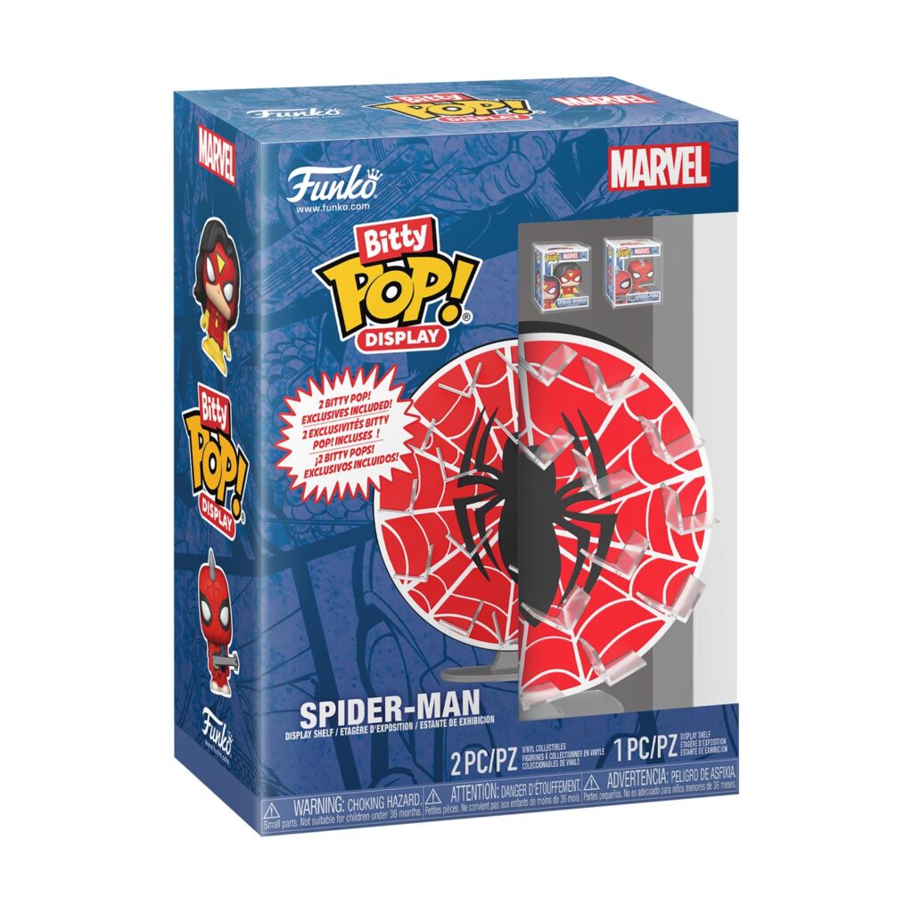 Funko Bitty Pop! Display: Marvel – Spider-Man (Web) Vinyl Figures
