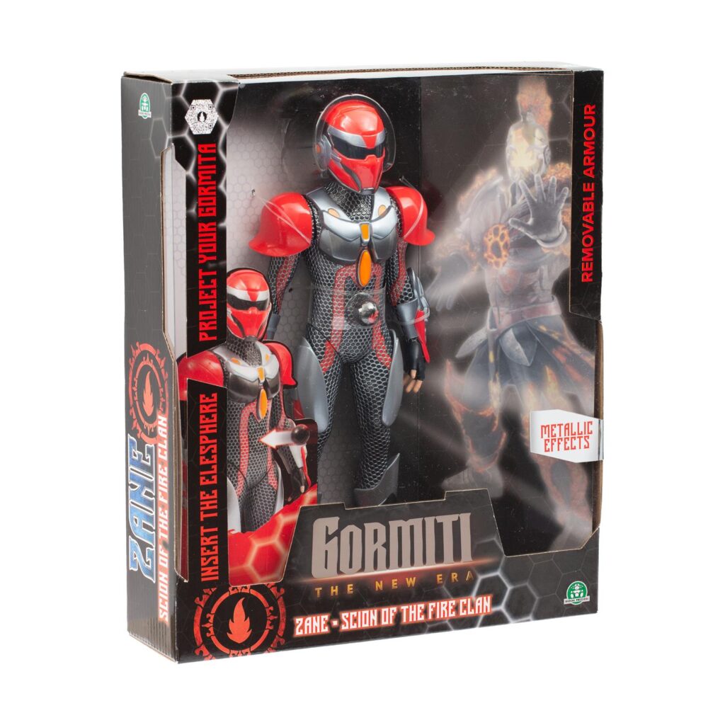 Giochi Preziosi Gormiti: The New Era – Zane Scion of the Fire Clan Action Figure (GRV05300)