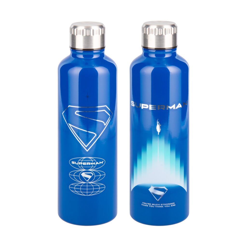 Paladone DC: Superman – Theatrical Metal Water Bottle (PP14871SMT)