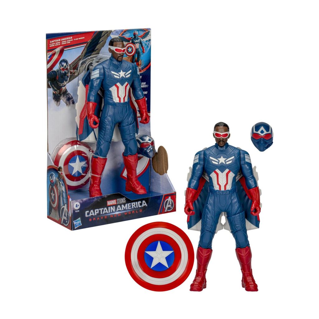 Hasbro Marvel: Captain America Brave New World – Captain America Flight Mode Action Figure (F9298)