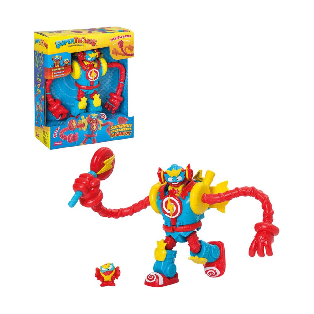 AS Superthings: Rivals of Kaboom – Superbot Power Arms Sugarfun Action Figure (1013-62120)