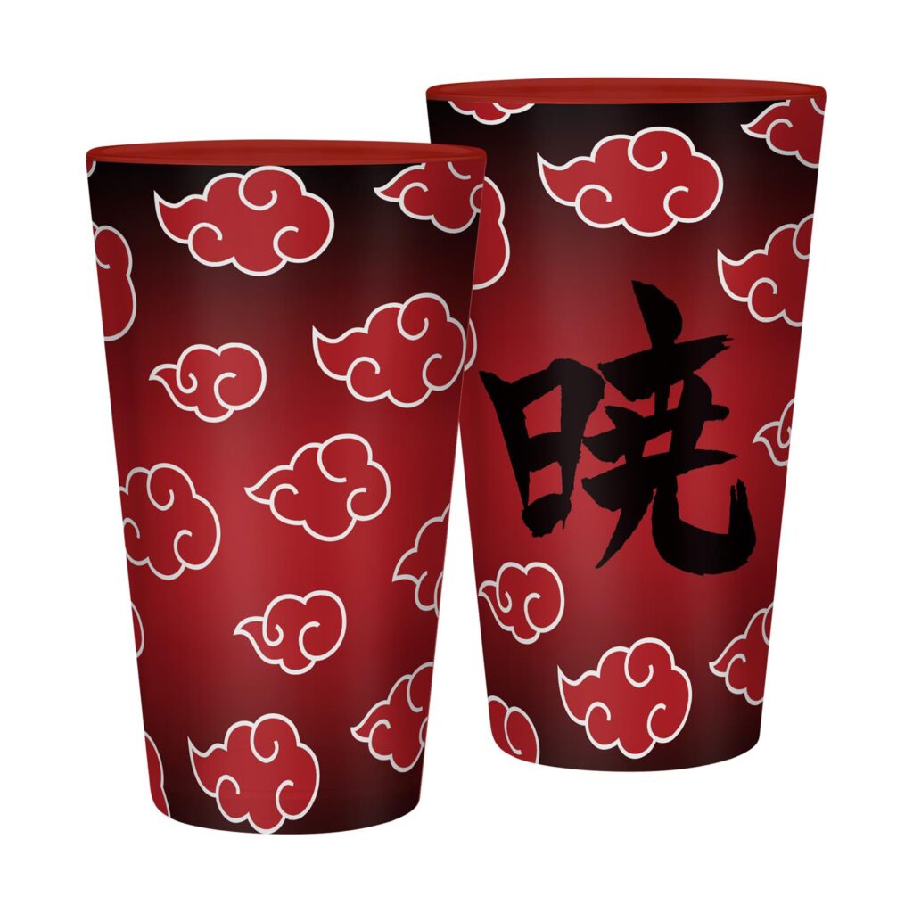 Abysse: Naruto Shippuden – Akatsuki Large Glass (400ml) (ABYVER230)