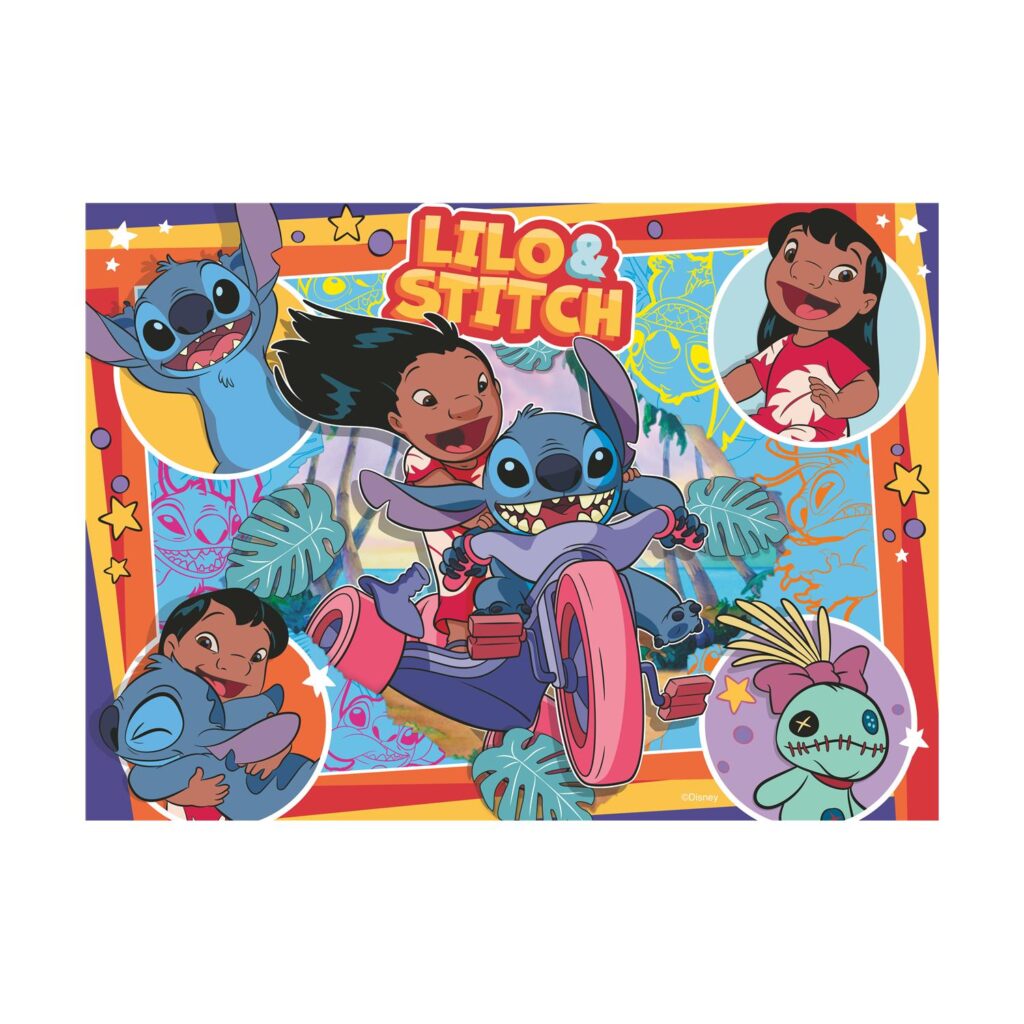 Ravensburger Puzzle: Stitch – Aloha! (4×100 pcs) (05731)