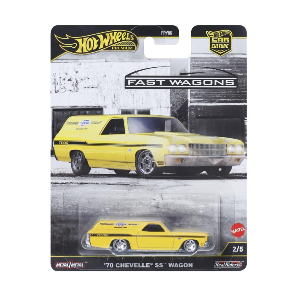 Mattel Hot Wheels Premium Car Culture: Fast Wagons – ’70 Chevelle SS Wagon (JBK67)