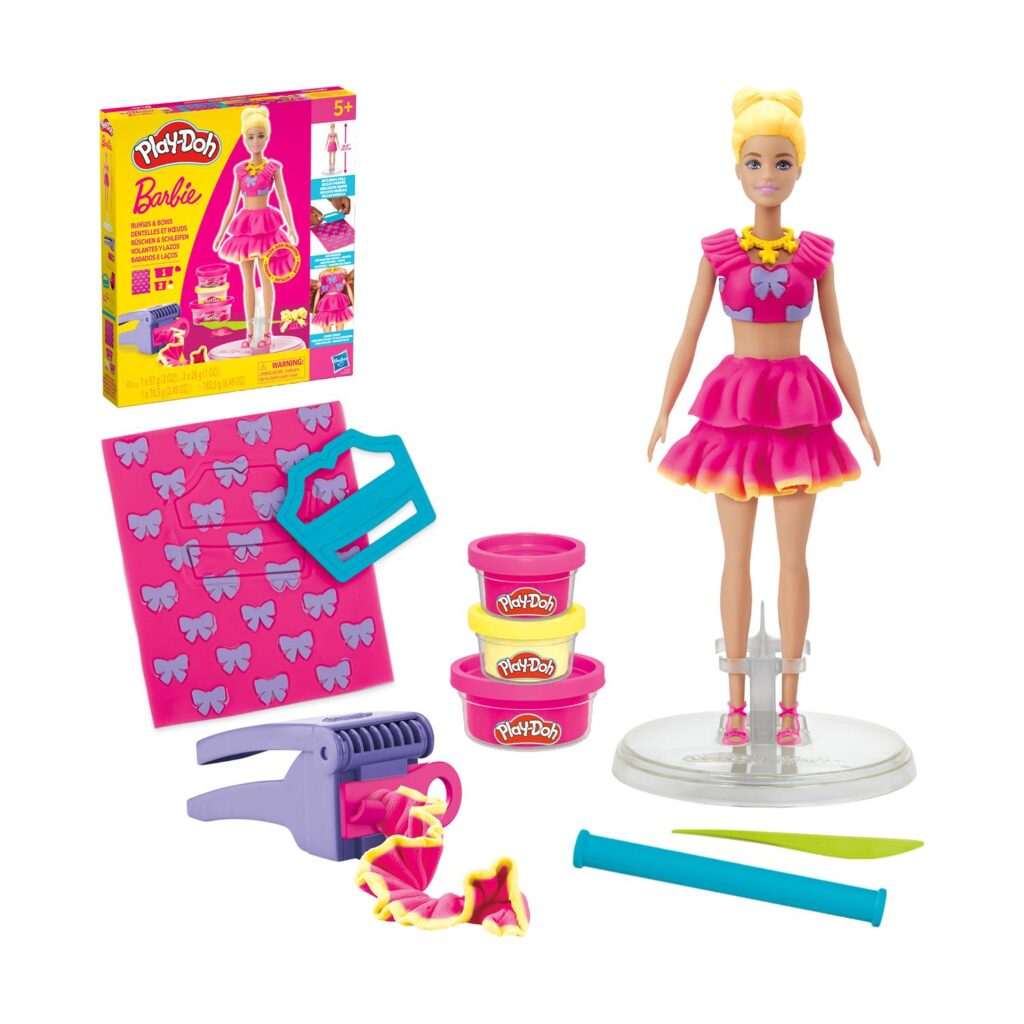 Hasbro Play-Doh: Fashion – Barbie Designer Dolls Ruffles And Bows (G1361)