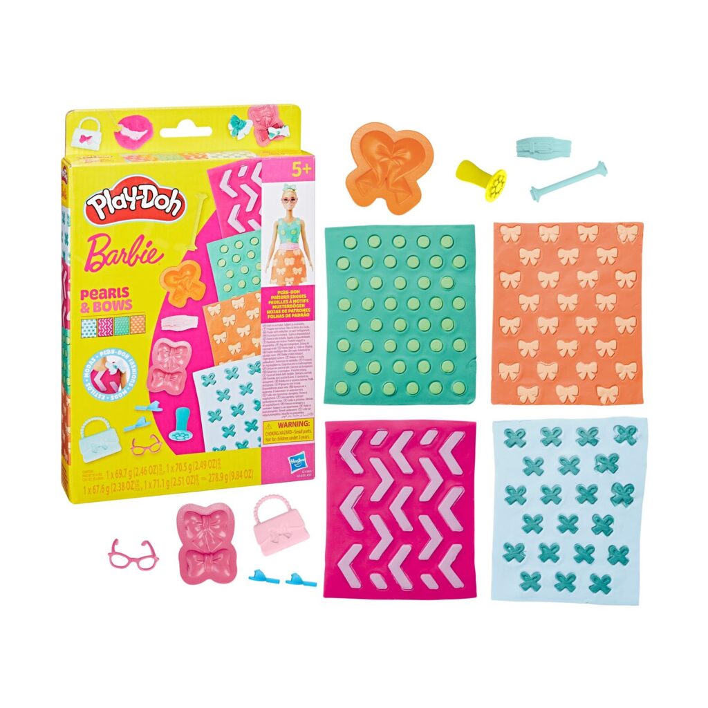 Hasbro Play-Doh: Fashion – Barbie Designer Patterns Packs Pearls And Bows (G1365)