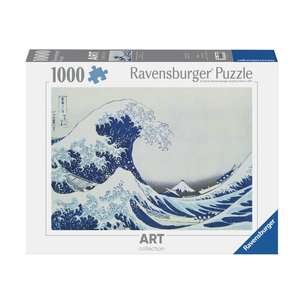 Ravensburger Puzzle: Art Collection – The Great Wave of Kanagawa by Hokusai, Katsushika (1760-1849) (1000 pcs) (12000107)