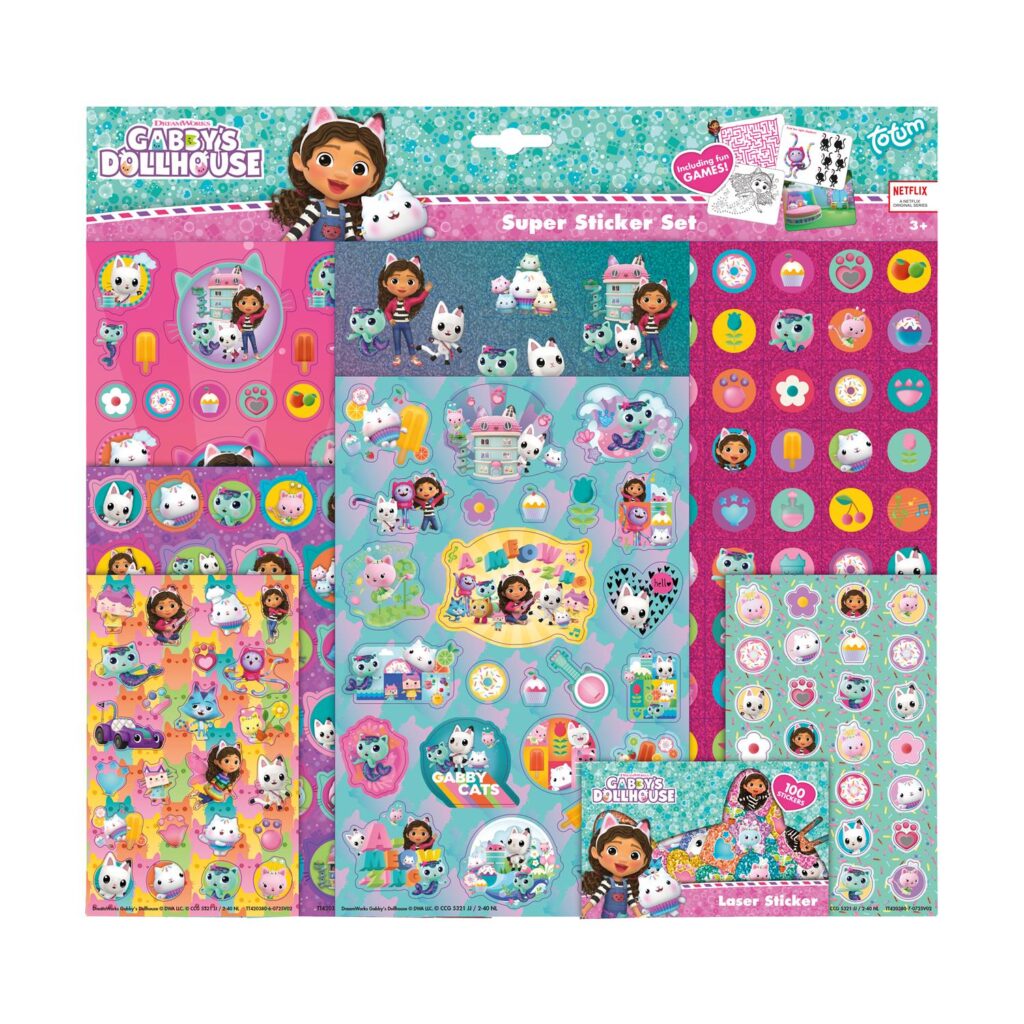 Totum: Gabby’s Dollhouse – Super Sticker Set (TT420380)