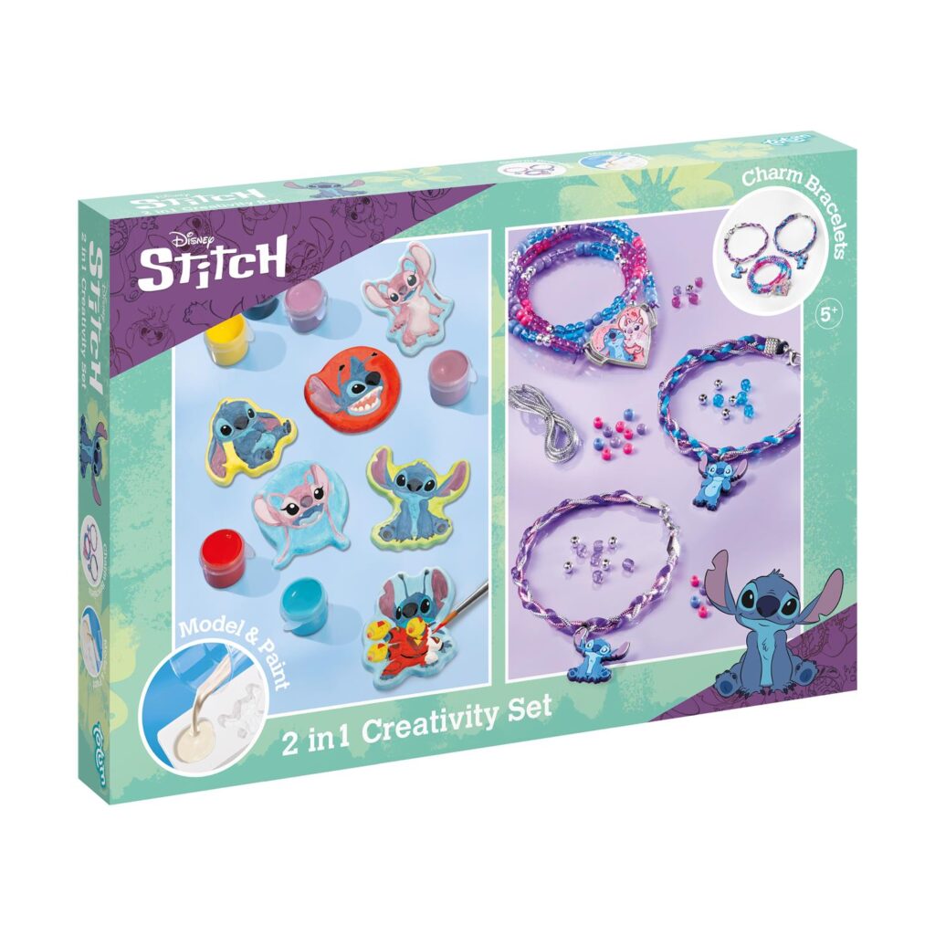 Totum: Disney Stitch – 2 In 1 Creativity Set – Charm Bracelets (TT700178)