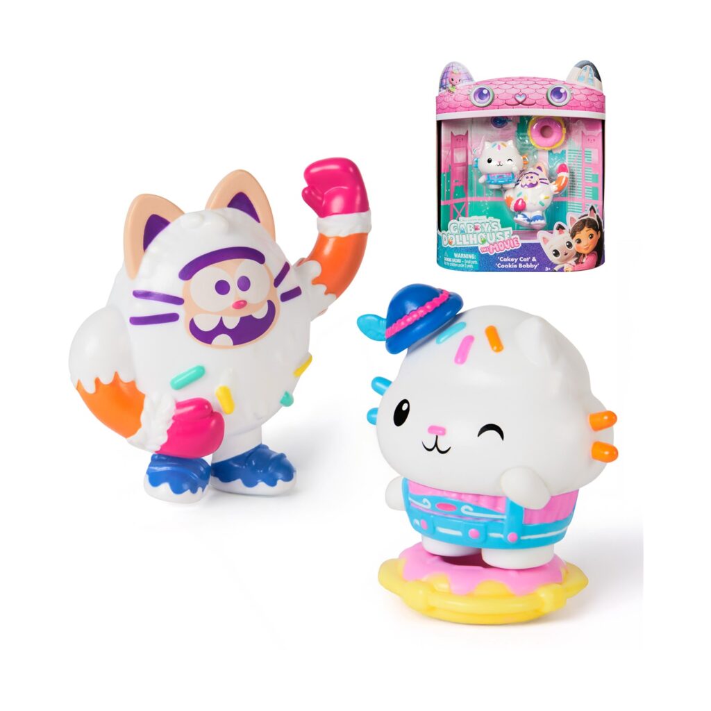 Spin Master Gabby’s Dollhouse: The Movie – ‘Cakey Cat’ & ‘Cookie Bobby’ (20151834)