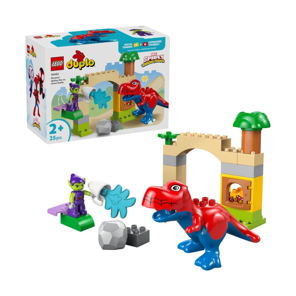 LEGO DUPLO Marvel: Spidey and His Amazing Friends – Dinosaur Spidey-Rex vs. Green Goblin (10463)