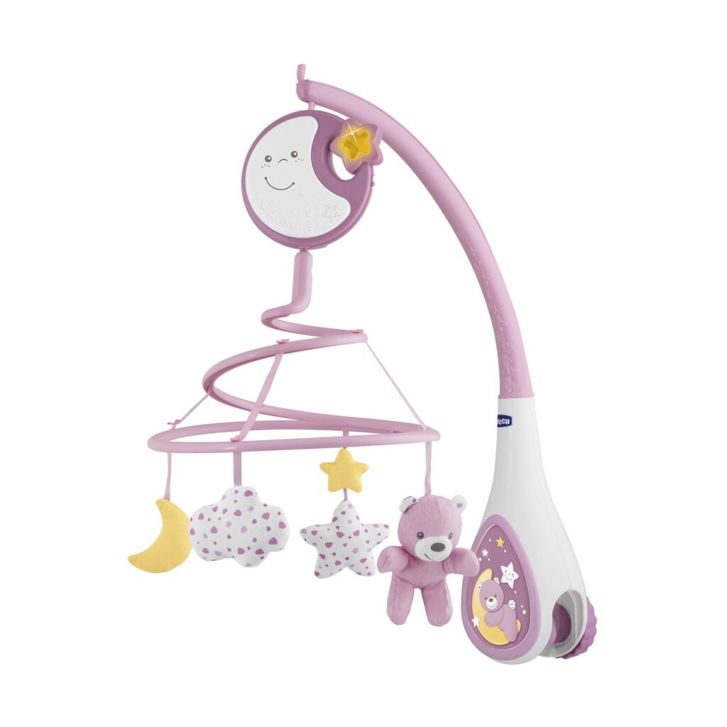 Chicco First Dreams: Next2Dreams – 3-in-1 Cot Mobile Pink (Y01-07627-10)