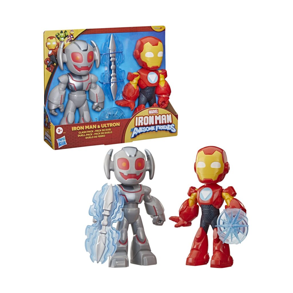 Hasbro Marvel: Iron Man & His Awesome Friends – Iron Man & Ultron Clash Pack (G1995)