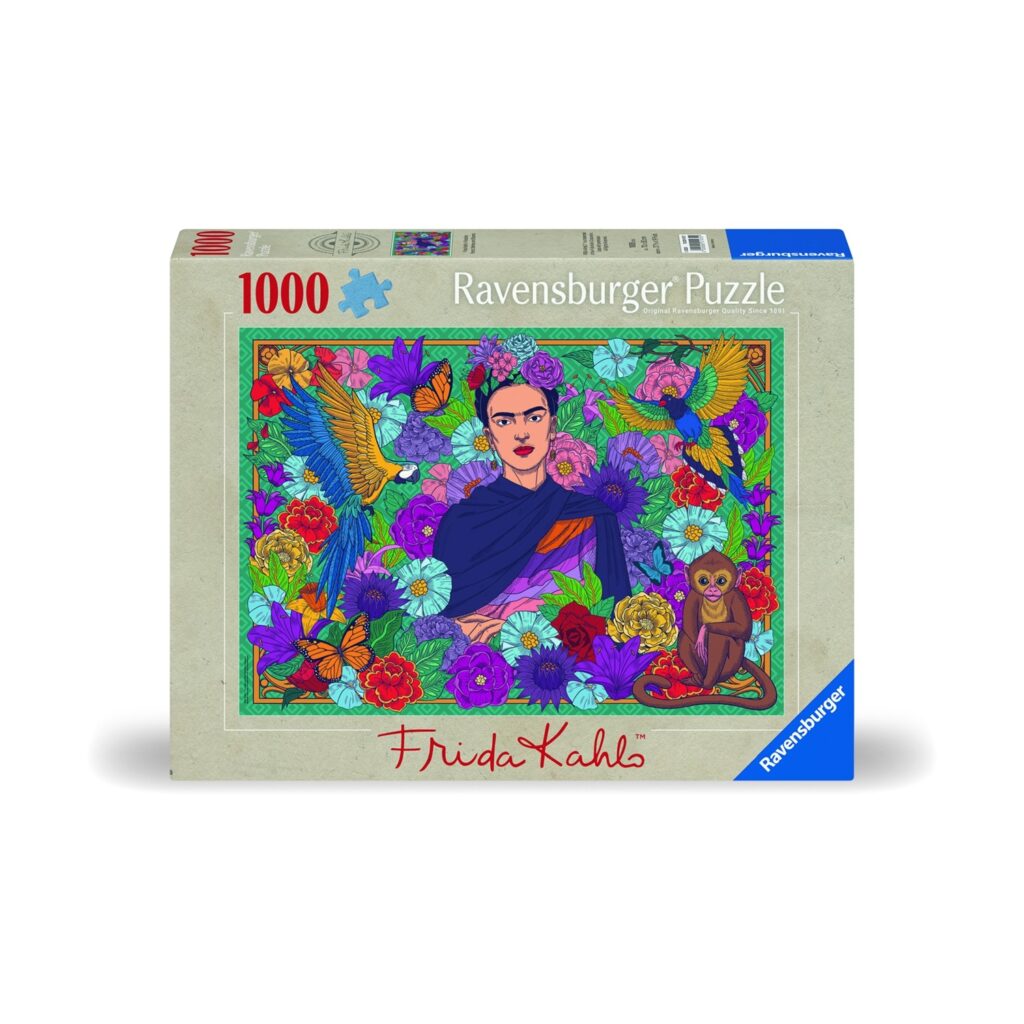 Ravensburger Puzzle: Frida Khalo’s Pradise – Parrot, Monkey and Blooms (1000pcs) (12001475)