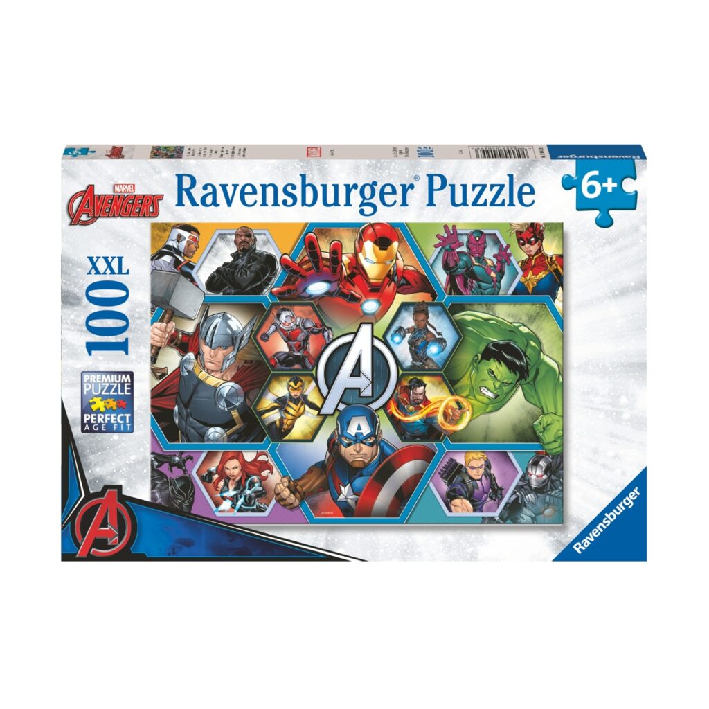 Ravensburger XLL Puzzle: Marvel Avengers – Earth’s Mightiest Heroes (100pcs) (12004029)