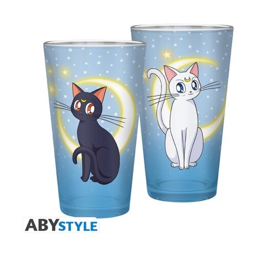 Abysse: Sailor Moon – Luna & Artemis XXL Glass (400ml) (ABYVER204)