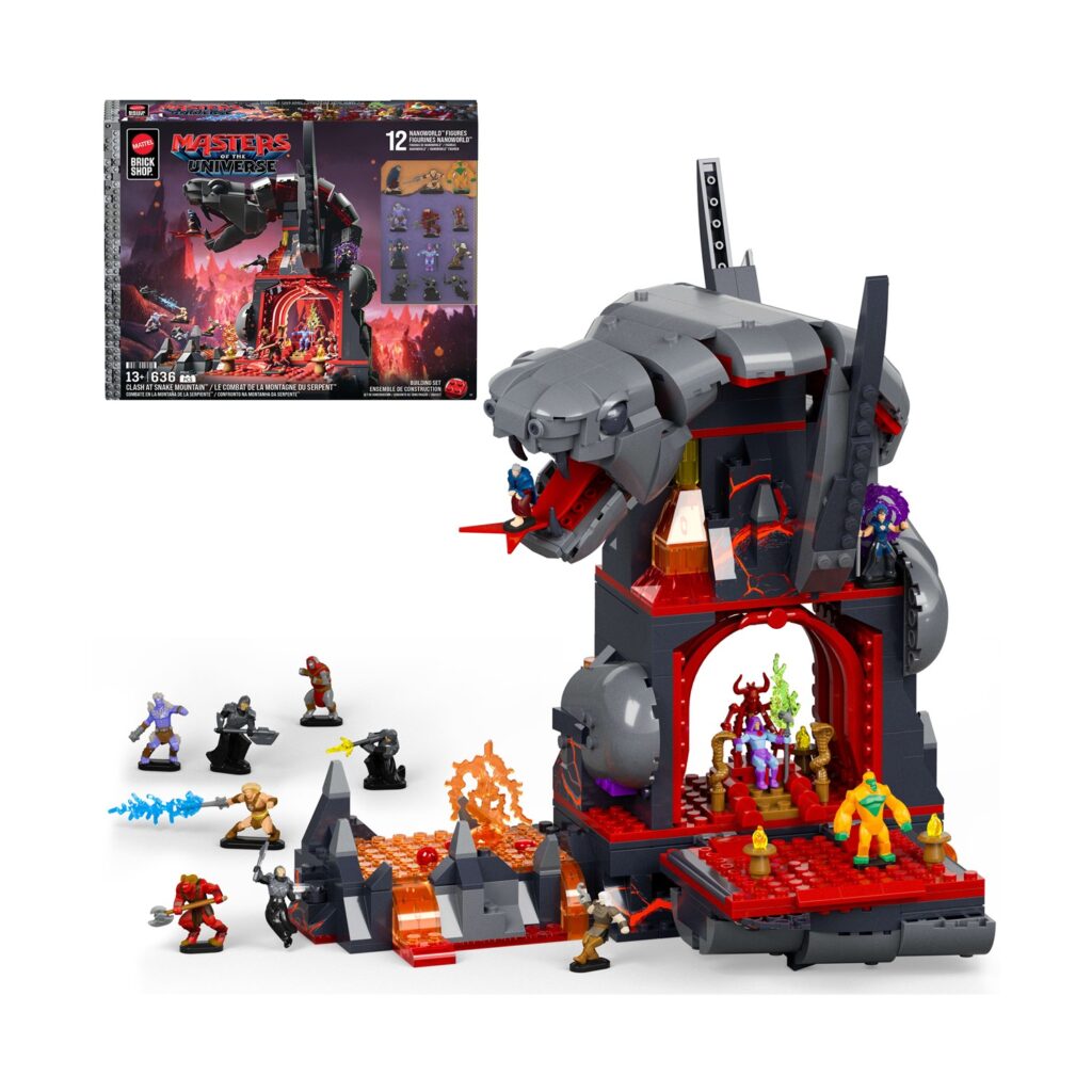 Mattel Brick Shop: Masters of the Universe Premium Series – Snake Mountain (JMB31)