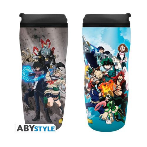 Abysse: My Hero Academia – Heroes vs. Villains Travel Mug (335ml) (ABYTUM034)