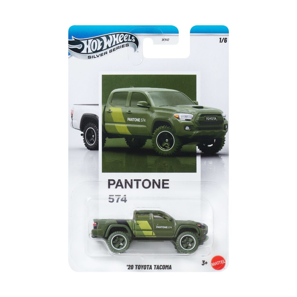 Mattel Hot Wheels Silver Series: Pantone 574 – ’20 Toyota Tacoma Vehicle (JKY57)