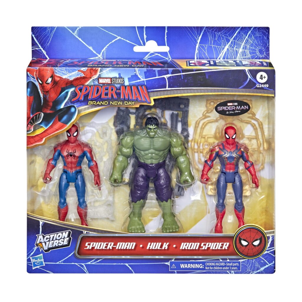 Hasbro Marvel: Spider-Man – Brand New Day – Spider-Man, Hulk & Iron Spider (G2449)
