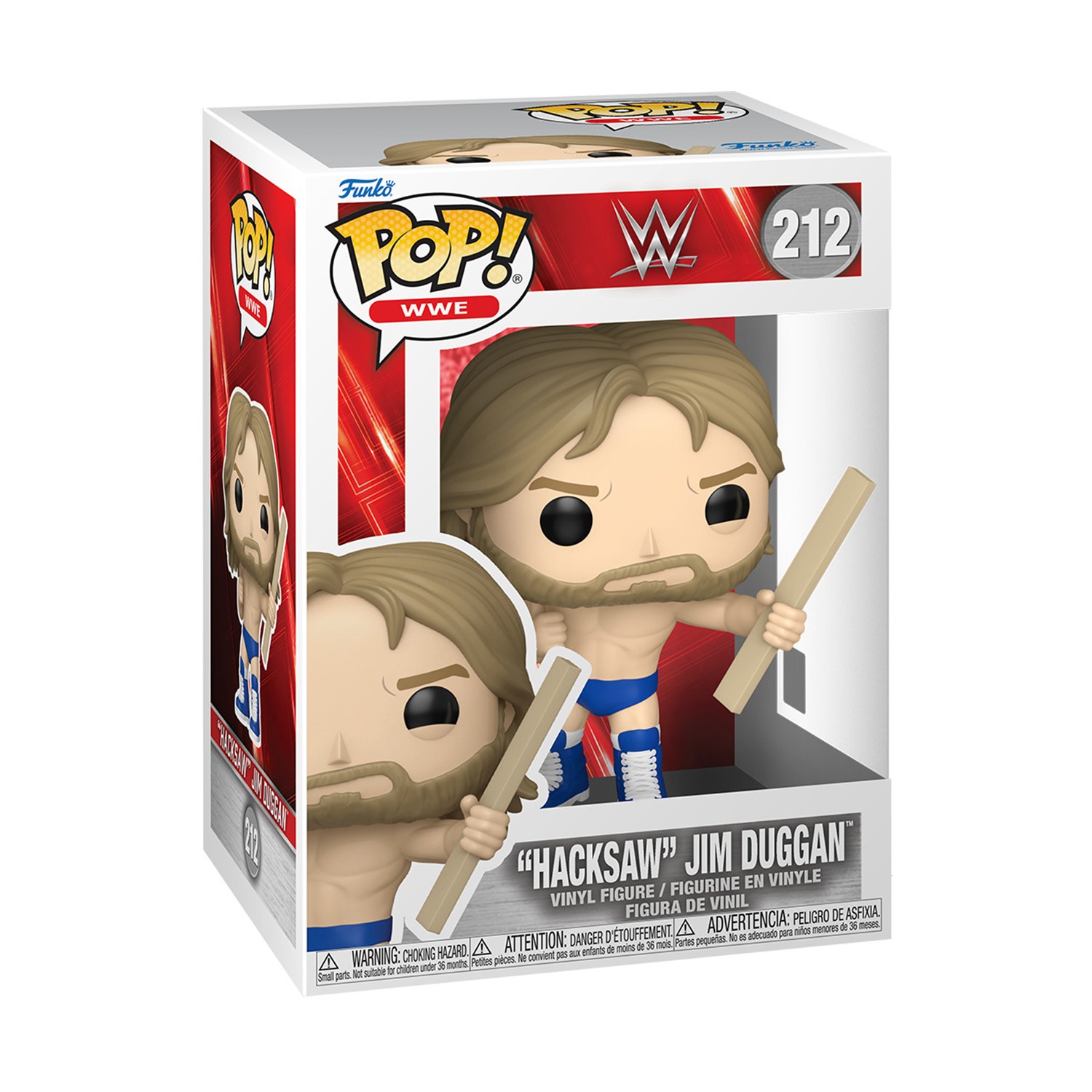 Funko Pop! WWE: W - "Hacksaw" Jim Duggan #212 Vinyl Figure