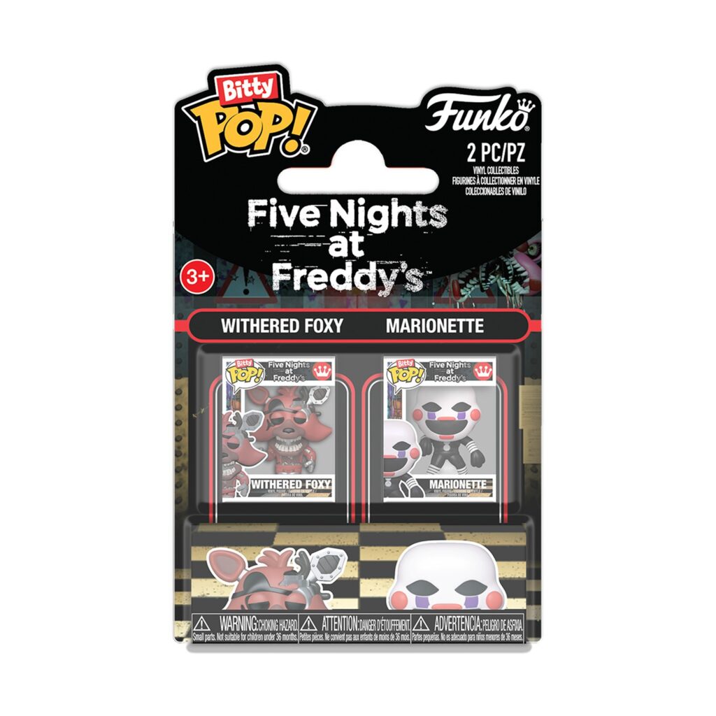Funko Bitty Pop! 2-Pack: Five Nights at Freddy’s – Withered Foxy & Marionette Vinyl Figures