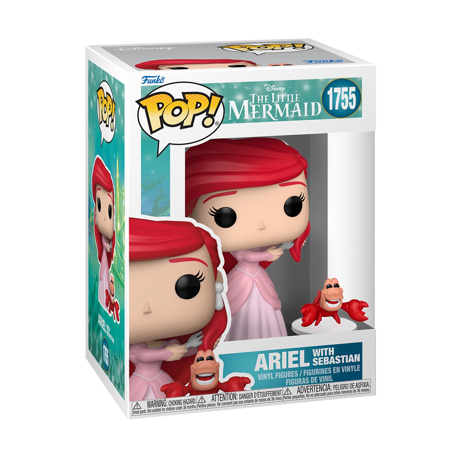 Funko Pop! Disney: The Little Mermaid - Ariel with Sebastian #1755 Vinyl Figure