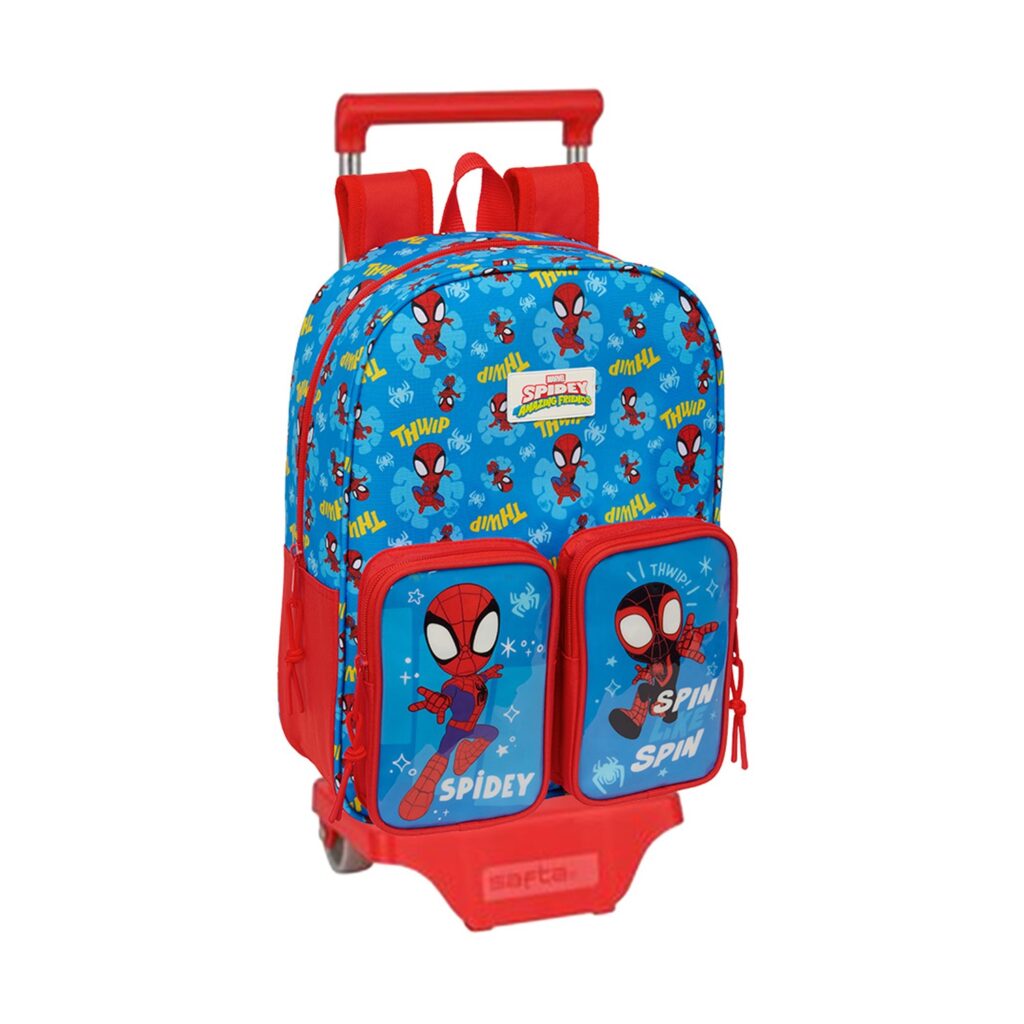 Safta: Spidey – Trolley (Removable) Small Backpack (34cm) (612662185)
