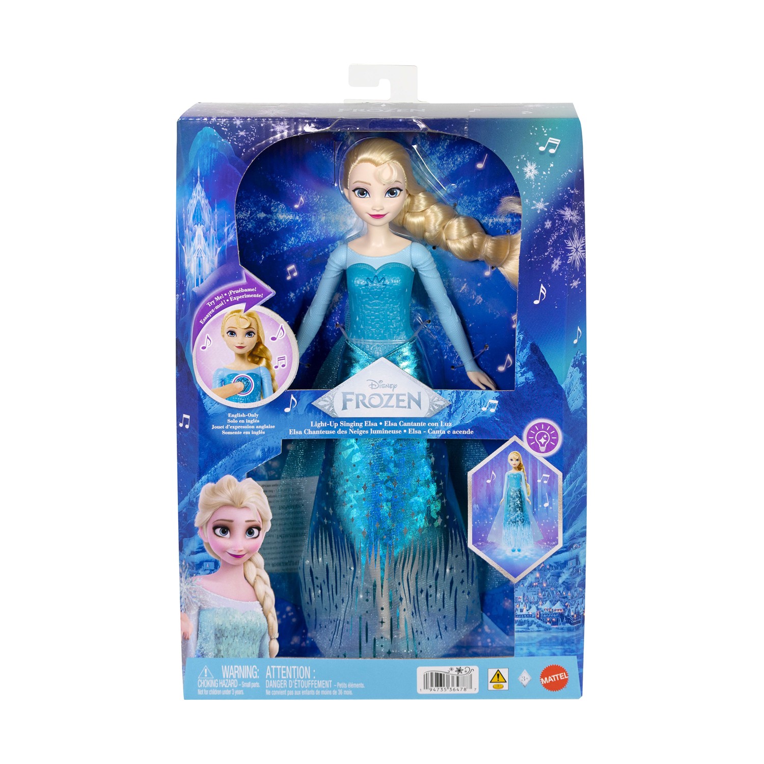 Mattel Frozen: Fashion Dolls - Elsa Singing Doll (JNB97)