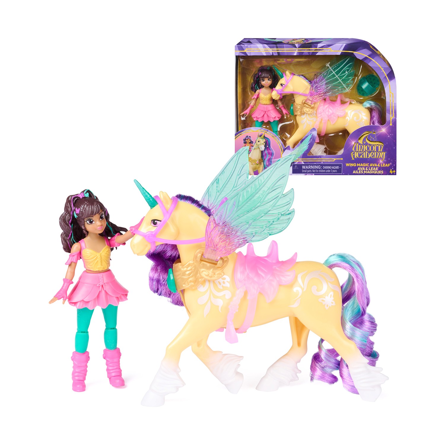 Spin Master Unicorn Academy: Wing Magic Ava & Leaf Figures (20156165)