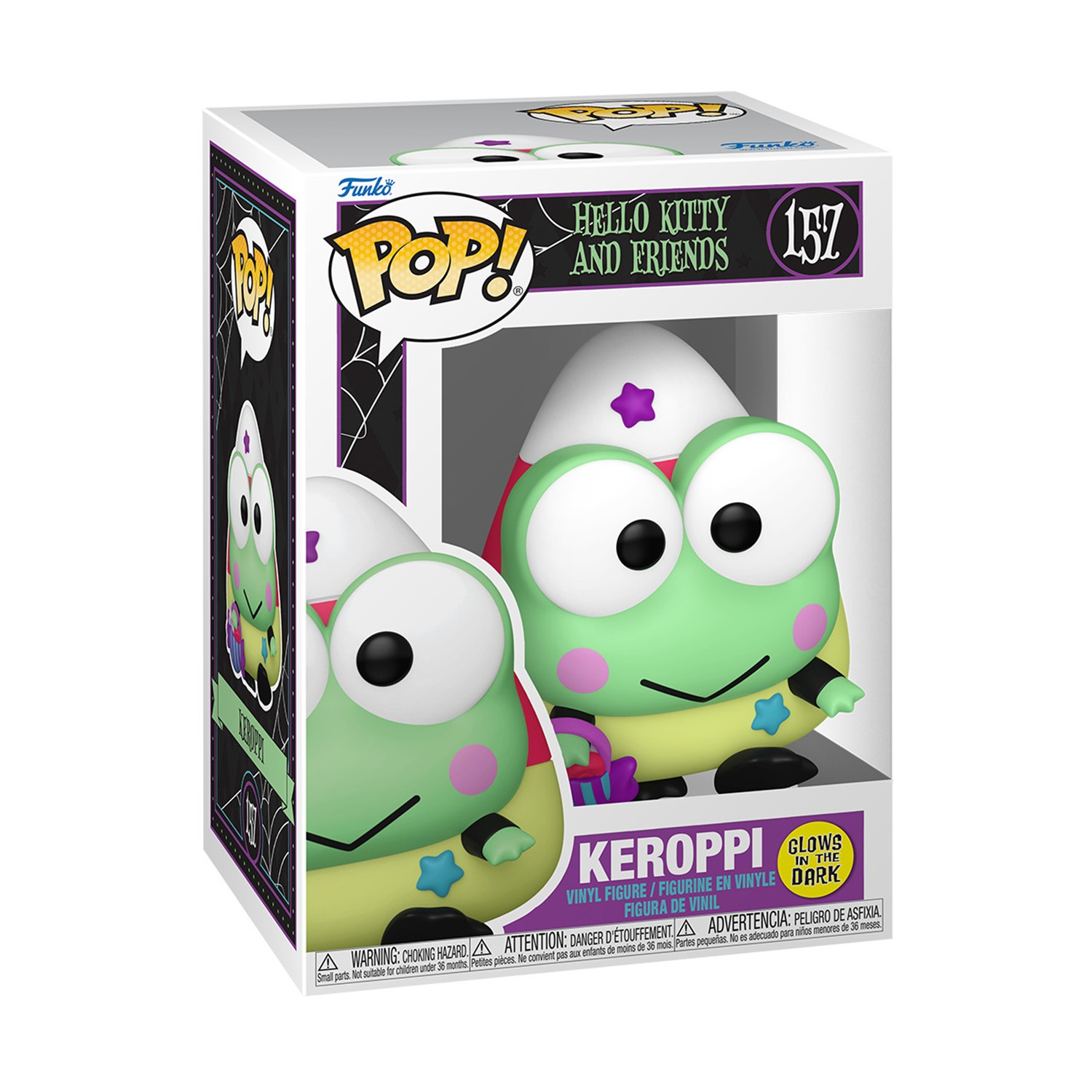 Funko Pop! Sanrio: Hello Kitty and Friends - Keroppi (Glows in The Dark) #157 Vinyl Figure