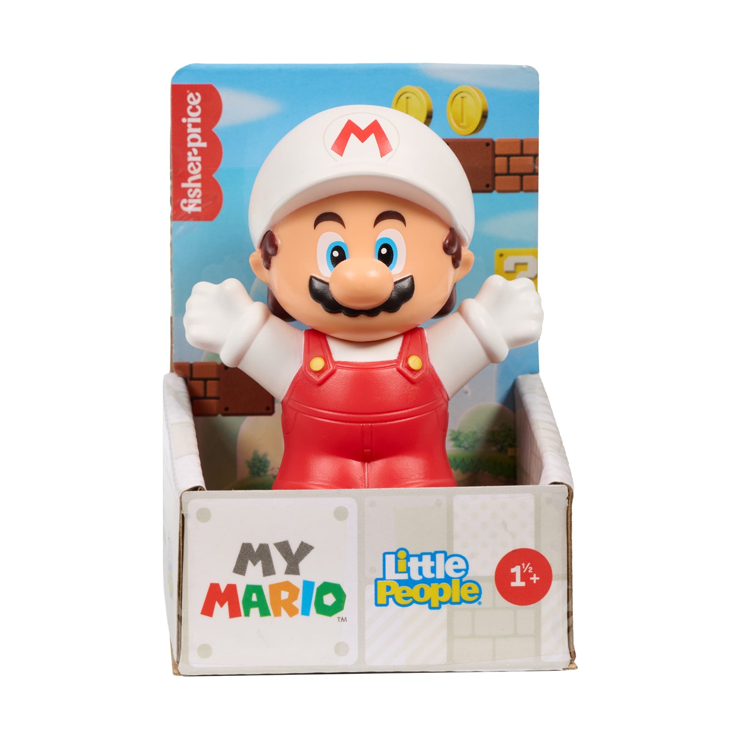 Fisher-Price Little People: My Mario - Fire Mario Figure (JHG65)